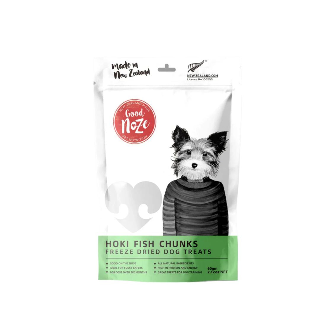 Good Noze Hoki Fish Chunks 60g