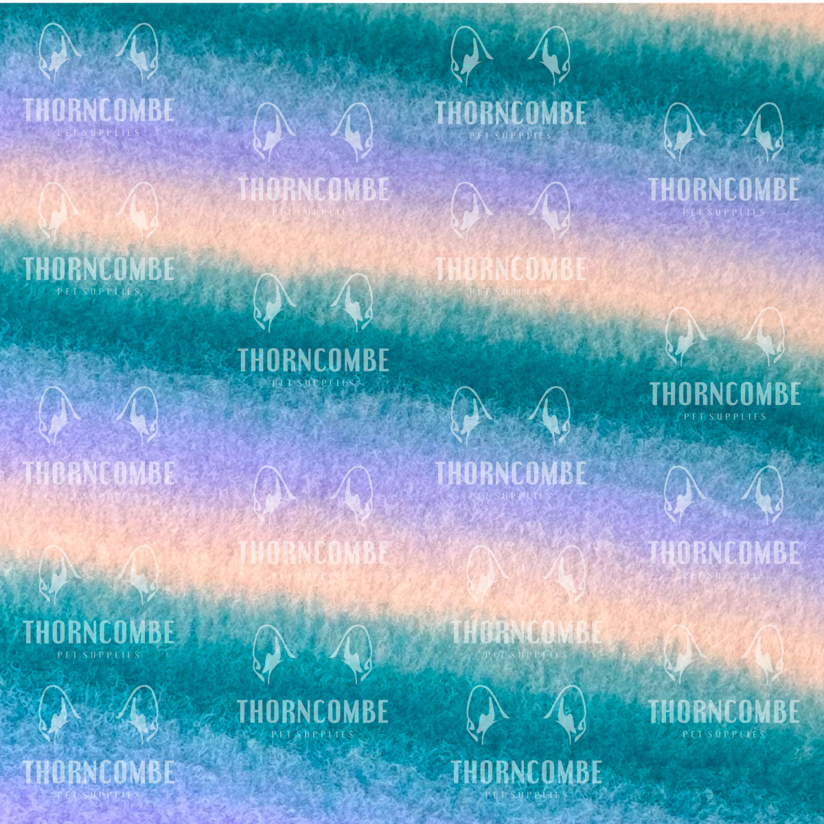 Dry Bed (Vet Bed) - Greenback Teal Rainbow
