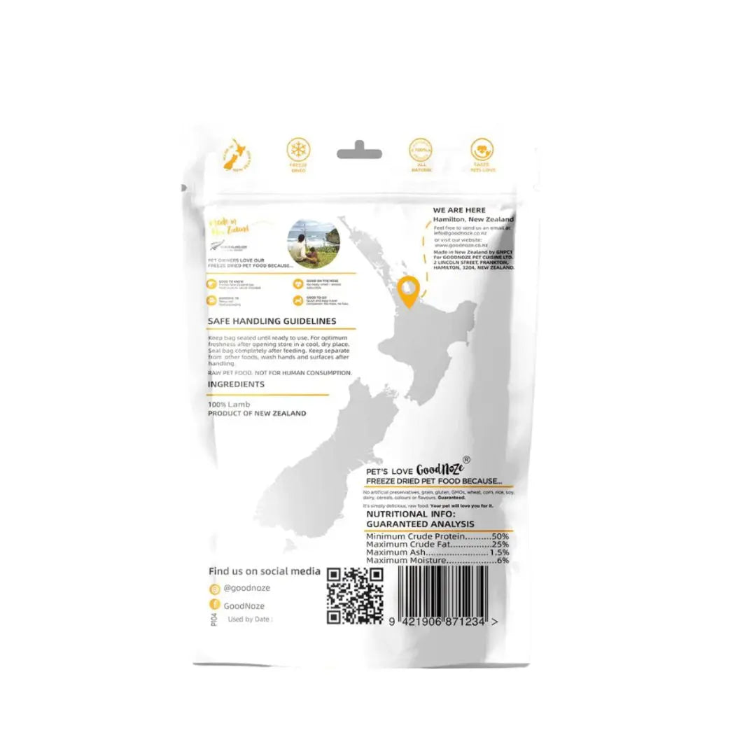 Good Noze Lamb Chunks 60g Good Noze
