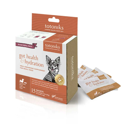Totoniks Gut Health & Hydration for Small Dog upto 15kgs - Digestive Comfort & Hydration Totoniks