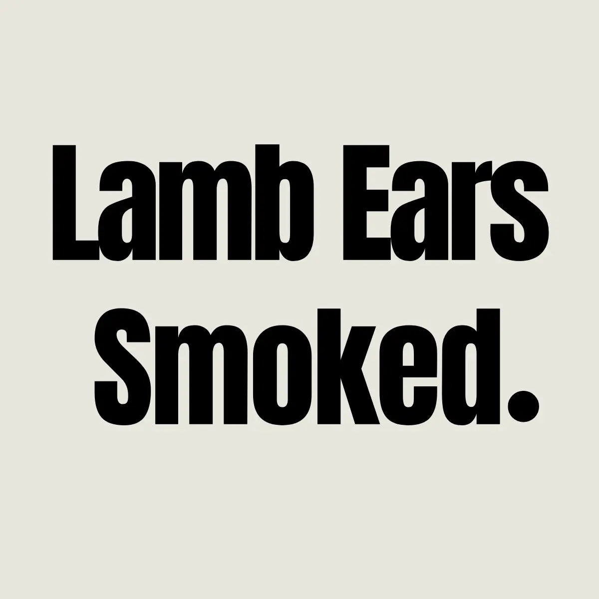 Bulk Lamb Ears – Smoked Natural Dog Chews - 1kg Whinny and Co