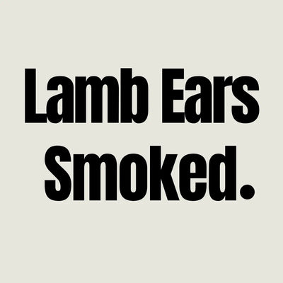 Bulk Lamb Ears – Smoked Natural Dog Chews - 1kg Whinny and Co