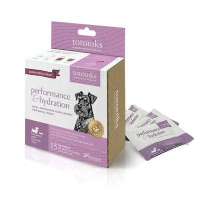 Totoniks Performance & Hydration for Small Dog upto 15kgs – Natural Energy & Hydration Totoniks