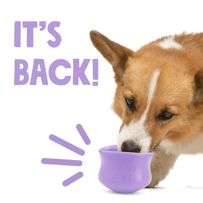 West Paw Toppl Lavender – Puzzle Treat Toy for Dogs West Paw
