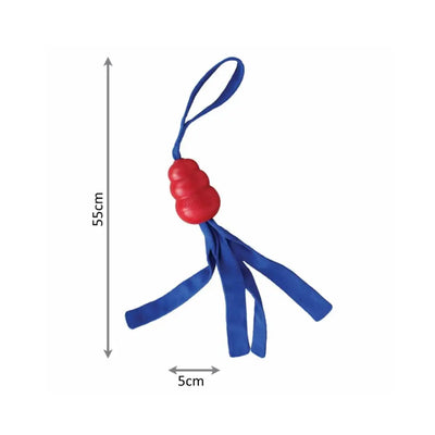 KONG Tails — Interactive Tug, Toss & Squeak Toy for Active Dogs Kong