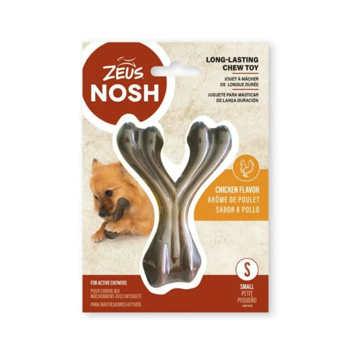 Zeus Nosh Strong Wishbone Chew Bone Zues