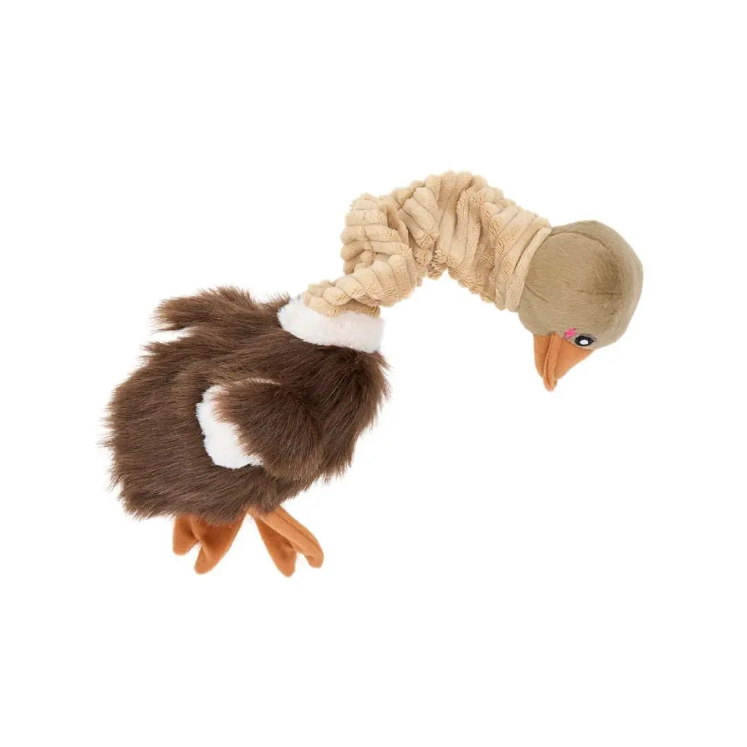 ZippyPaws Bungee Buddiez – Ostrich Plush Dog Toy ZippyPaws