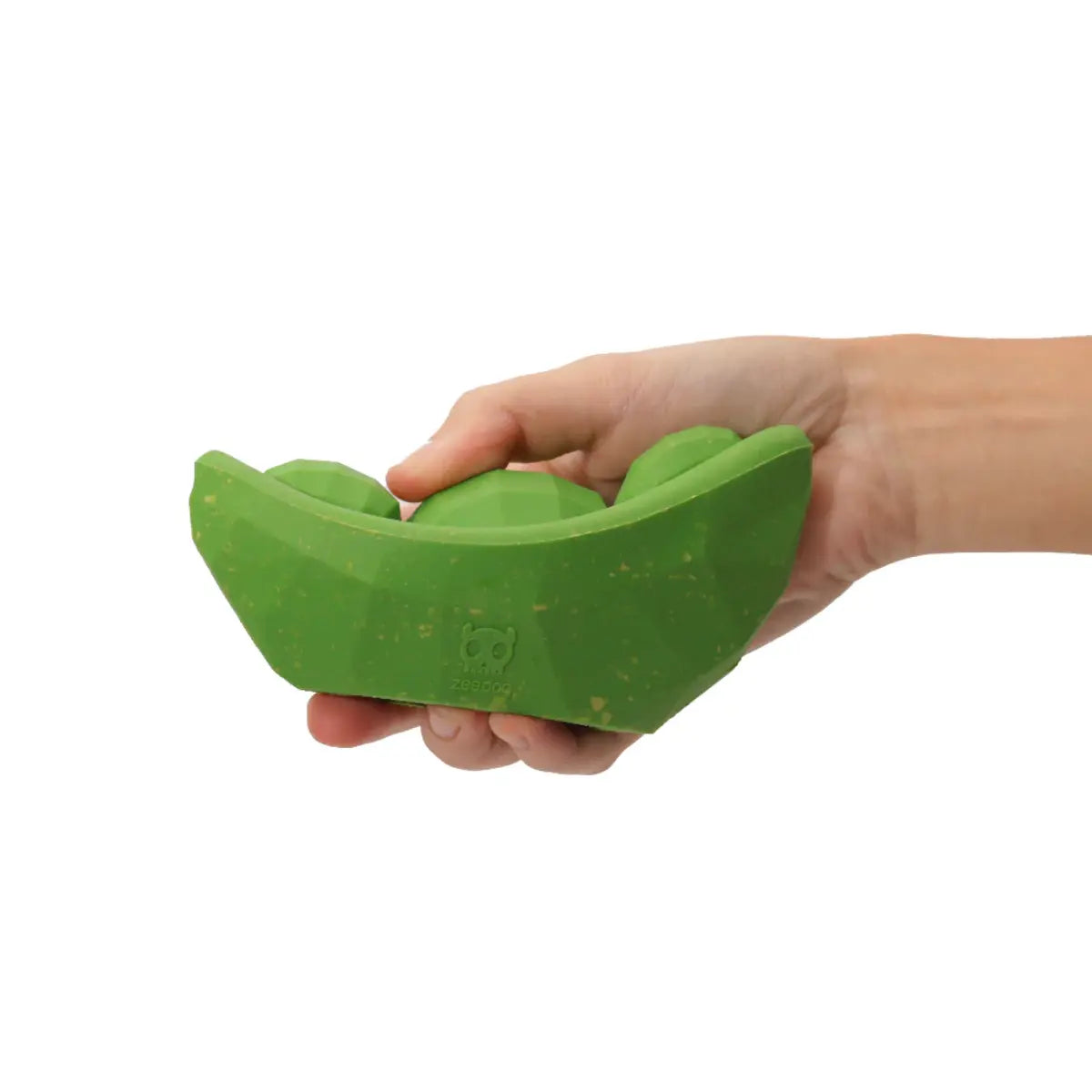 Zee.Dog Super Veggiez Toy – Green Peas — Treat-Dispensing Enrichment Fun for Dogs Zee.Dog