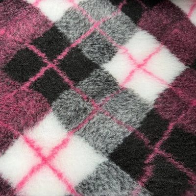 Dry Bed - Non Slip - Pink Tartan (Washable Vet Bed) Thorncombe Pet Supplies