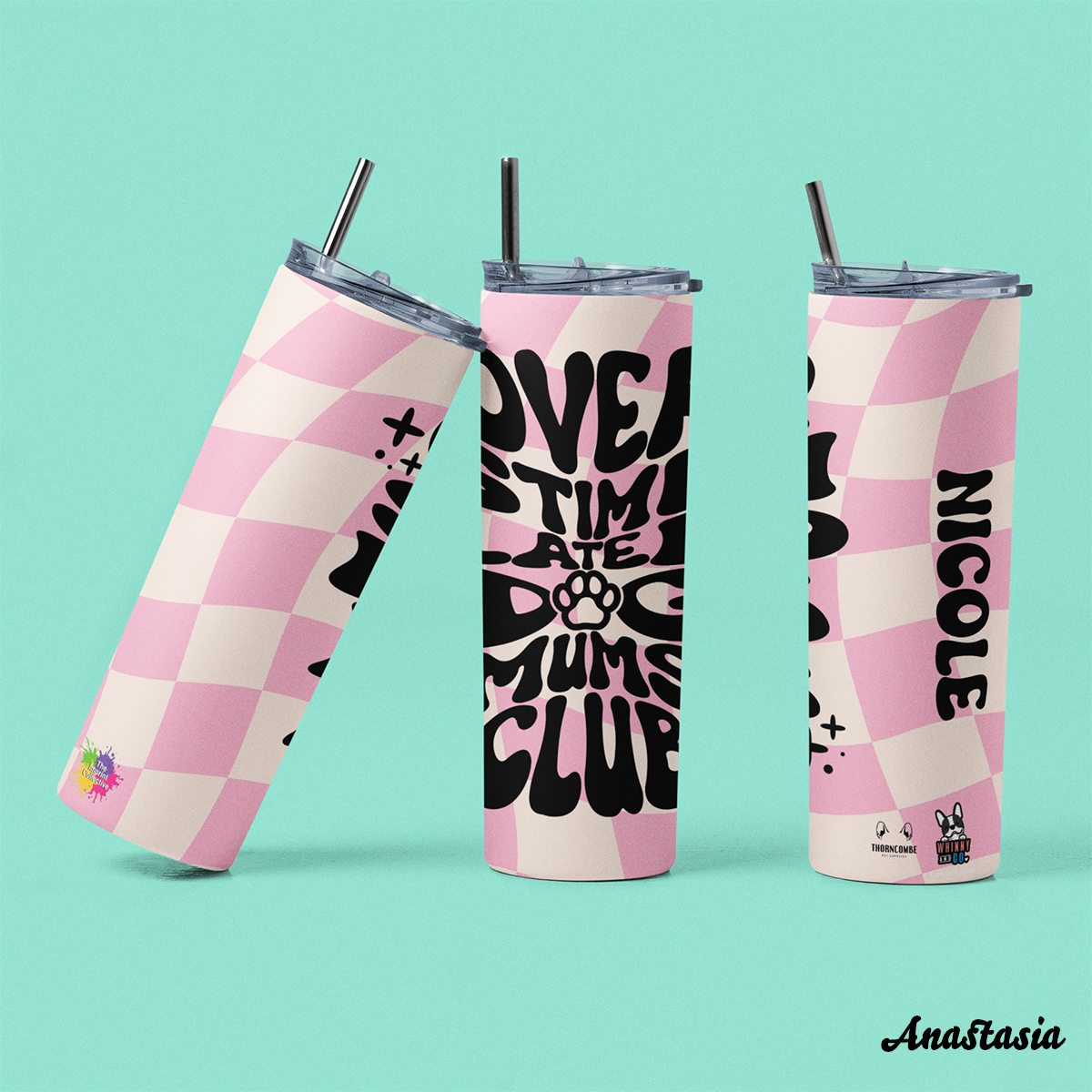 Overstimulated Dog Mums Club Tumbler