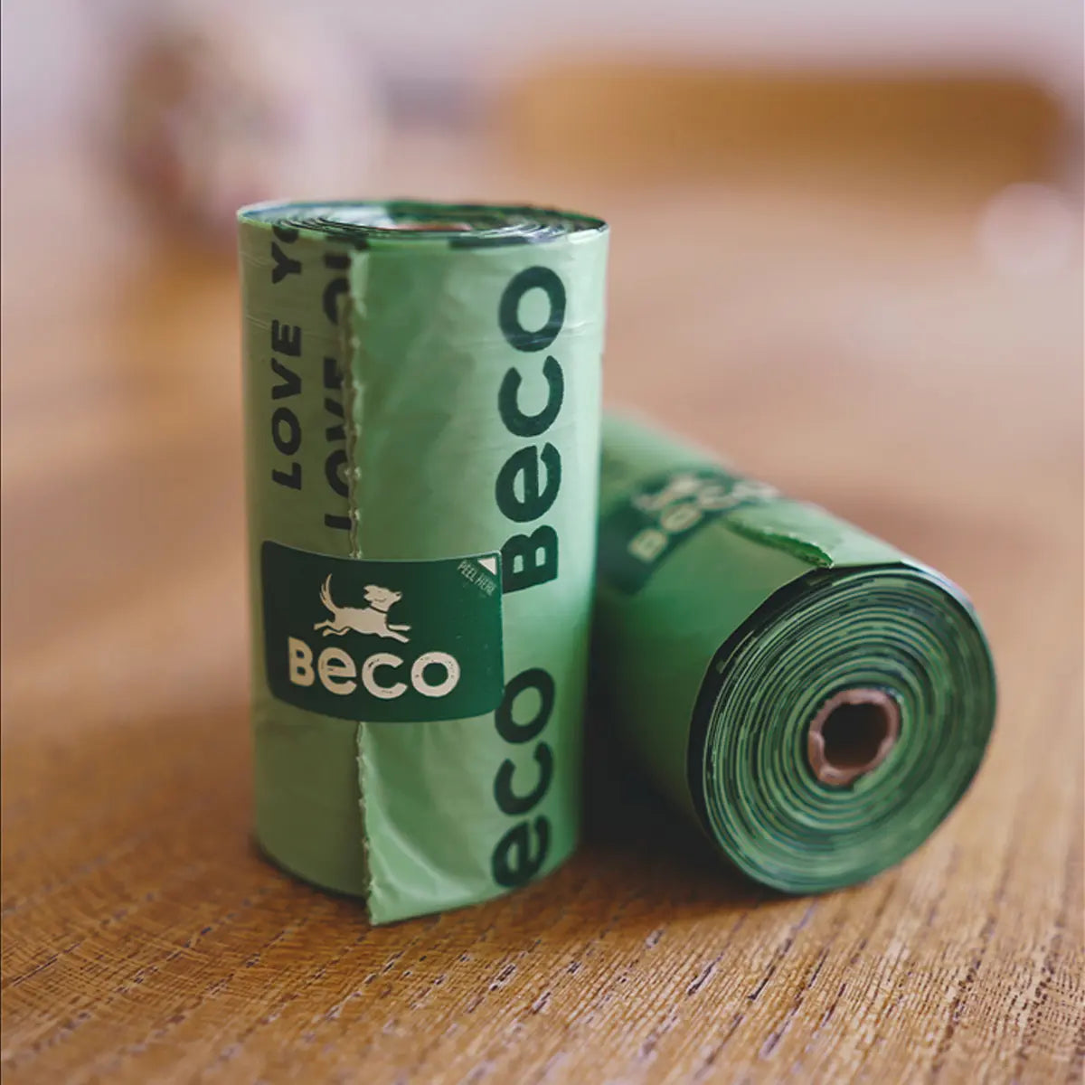 eco degradable dog waste bags with mint scent