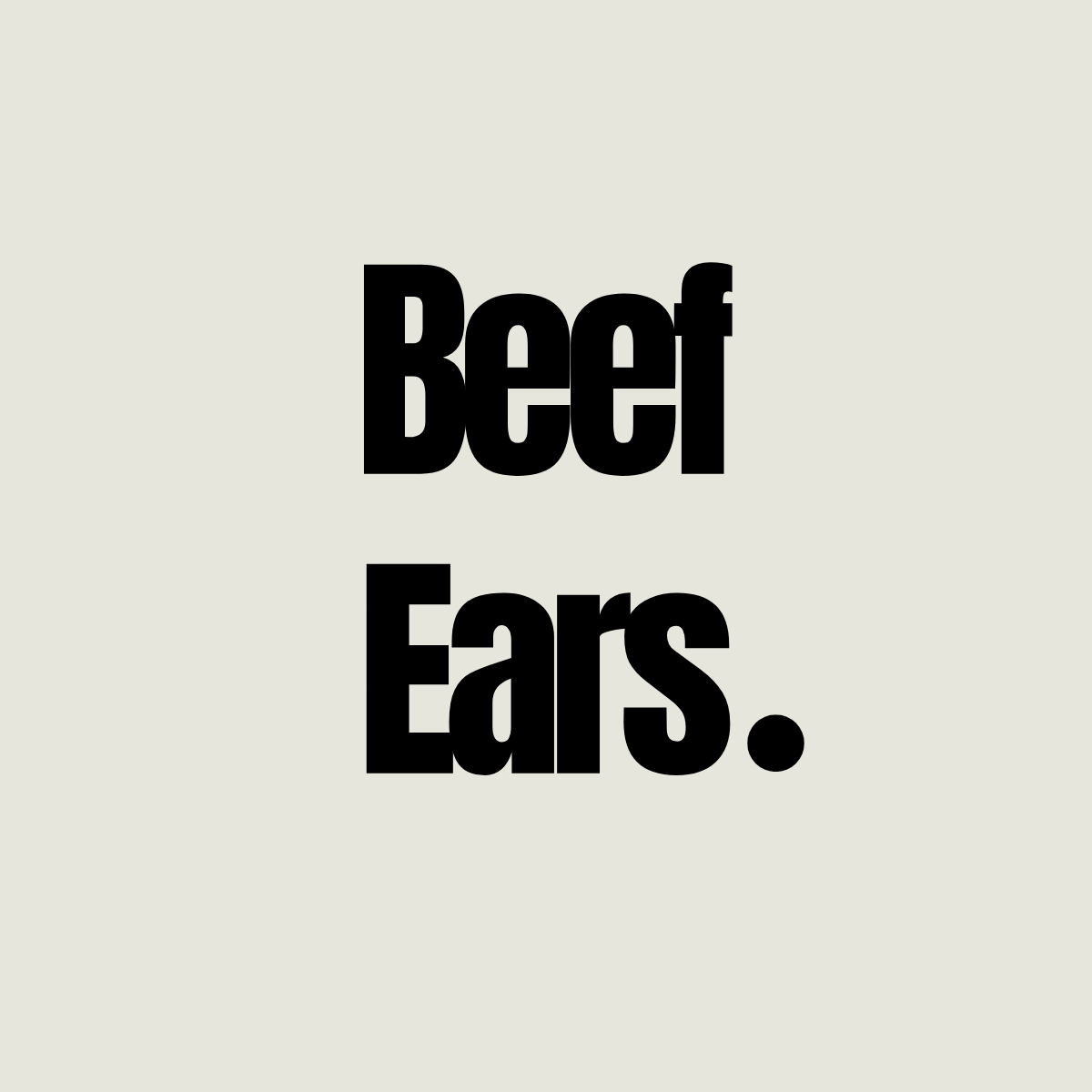 Bulk Beef Ears 1kg