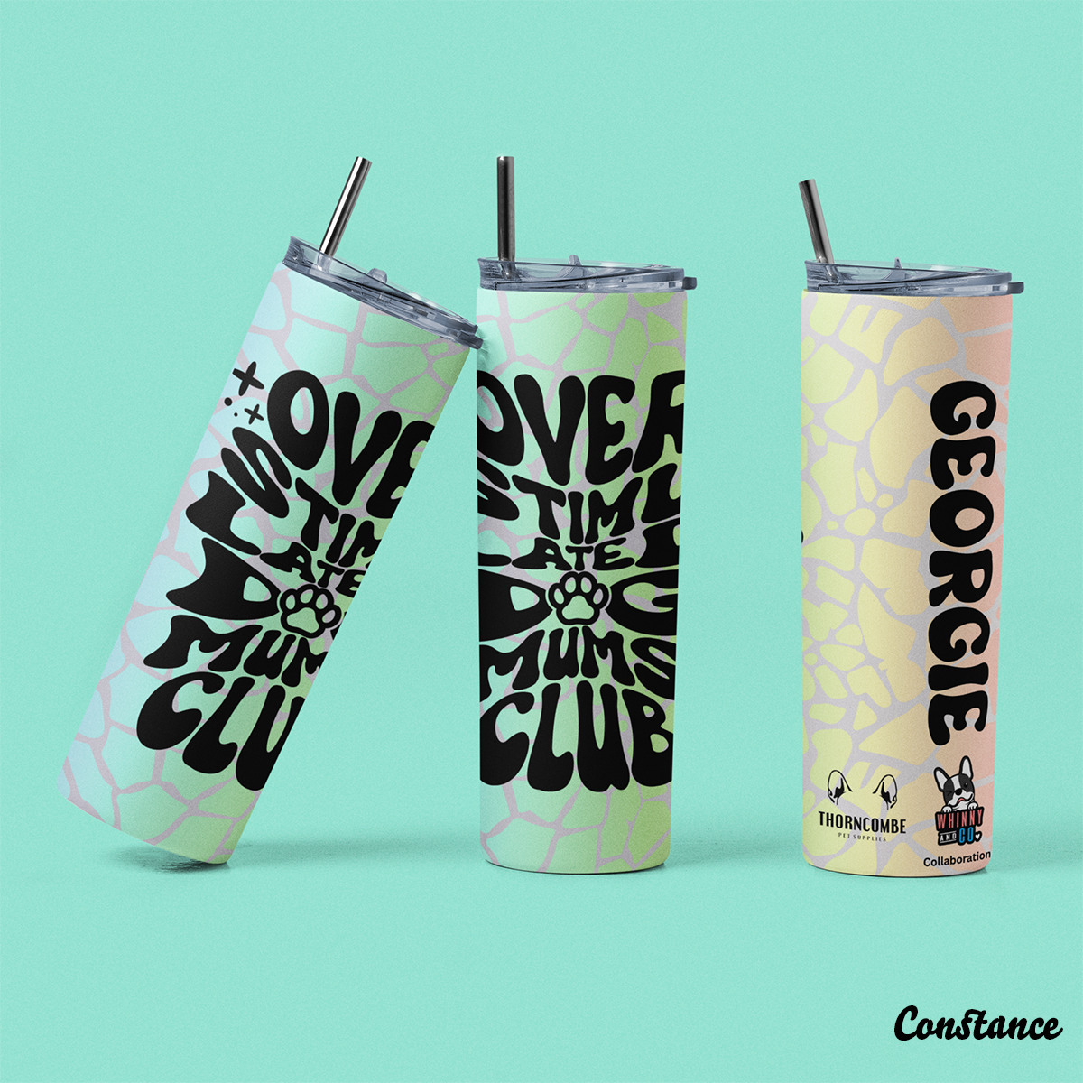 Overstimulated Dog Mums Club Tumbler