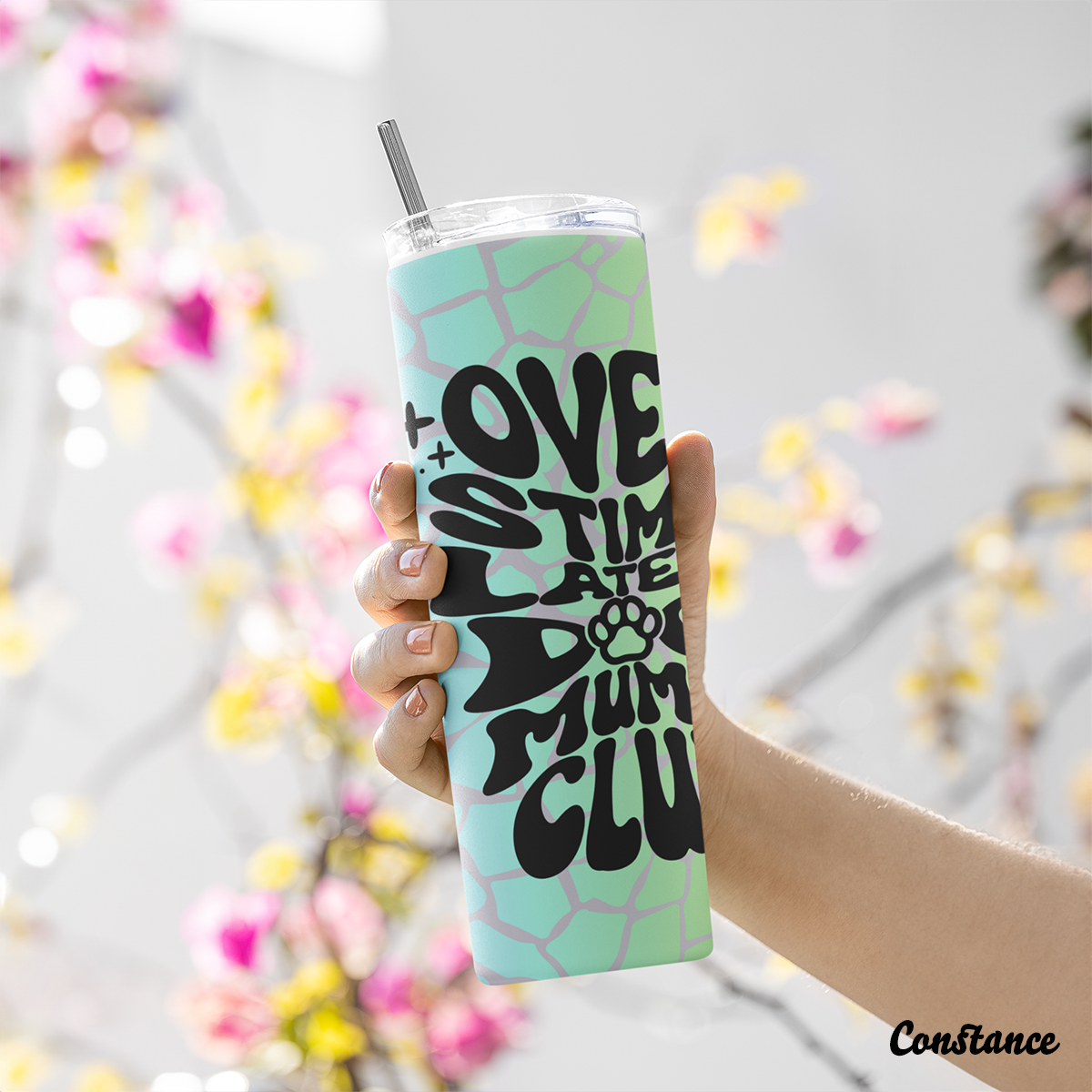 Overstimulated Dog Mums Club Tumbler