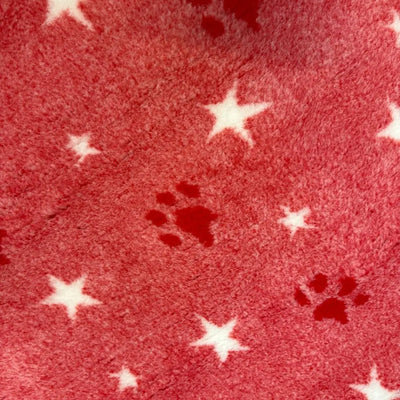 Vet Bed / Dry Bed – Greenback – Red Paws & Stars | Washable Moisture-Wicking Dog Bedding NZ Thorncombe Pet Supplies