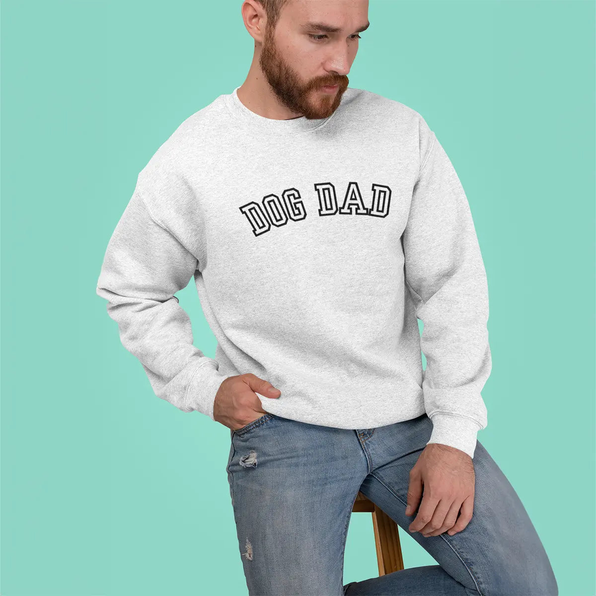 Dog Dad Crew — Premium Sweatshirt for Proud Dog Dads Whinny and Co