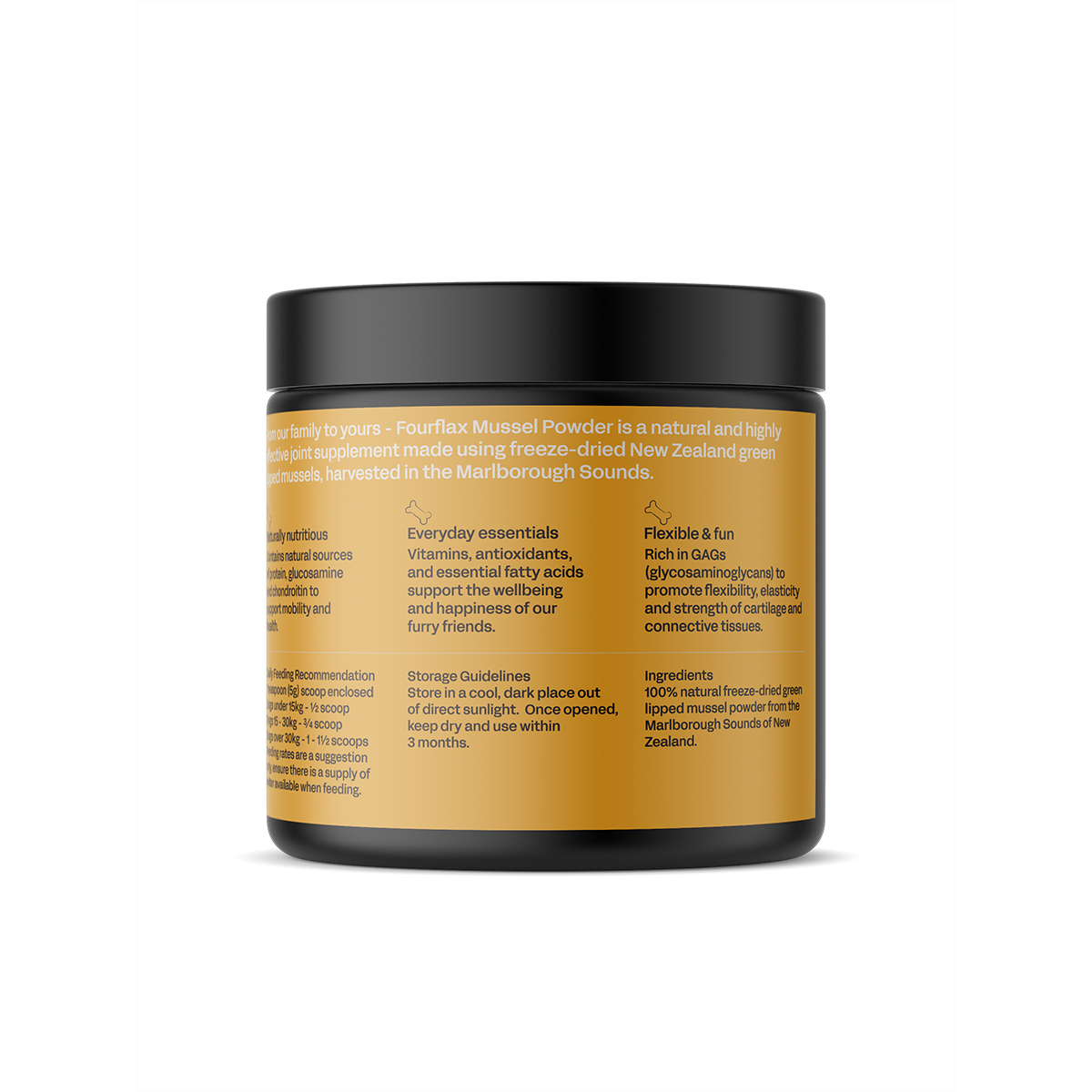 FourFlax Canine Mussel Powder 150g