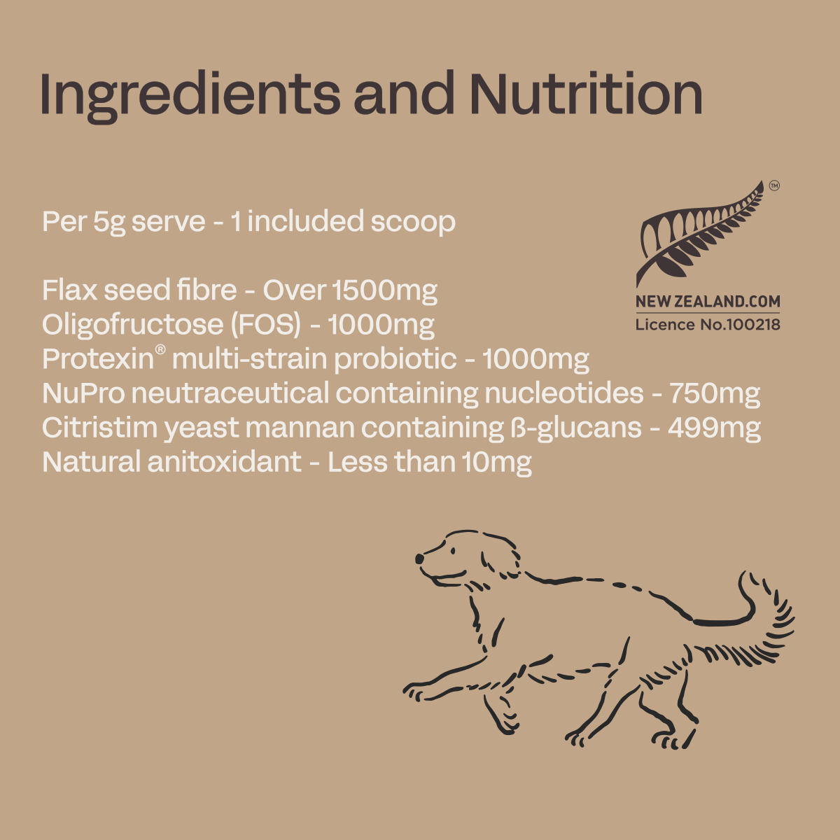 FourFlax Canine Probiotics