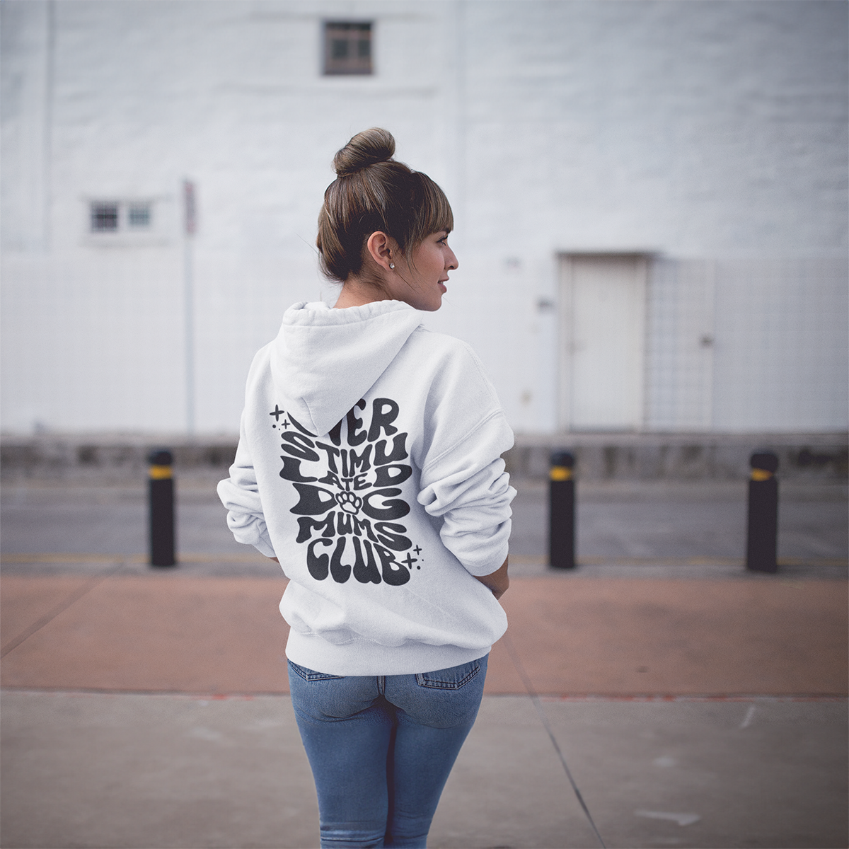 Overstimulated Dog Mum Club Hoodie