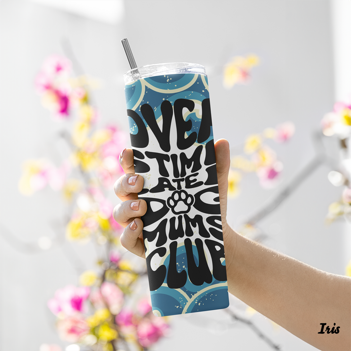 Overstimulated Dog Mums Club Tumbler