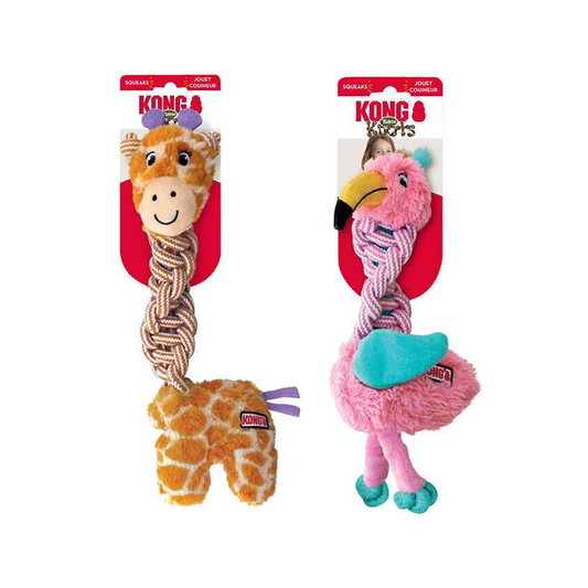 Kong Knots Twists Plush Tug Dog Toy