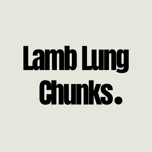 Bulk Lamb Lung Chunks 1kg