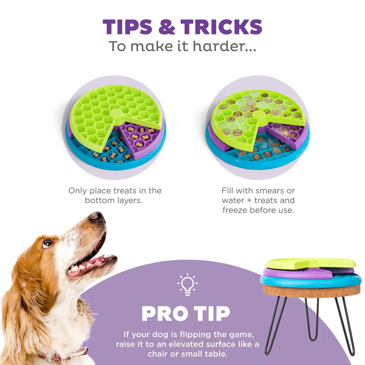 Outward Hound Nina Ottosson Lickin’ Layers – Interactive Dog Puzzle & Slow Feeder Outward Hound