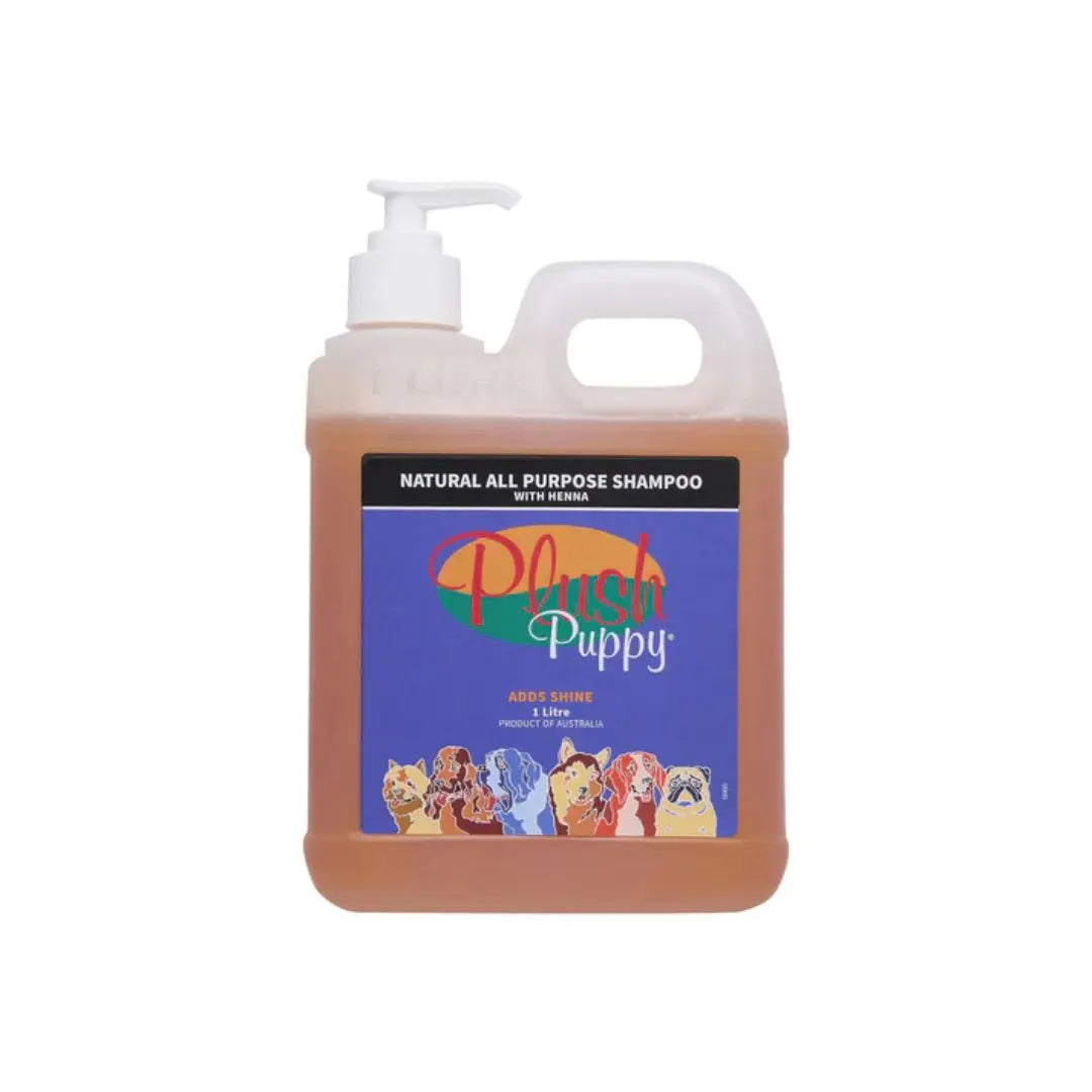 Plush Puppy Natural All Purpose Shampoo with Henna | Shine Shampoo Plush Puppy