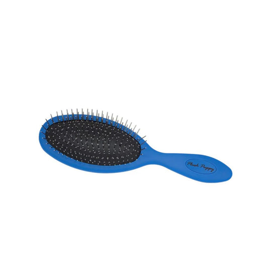 Plush Puppy Blue Round Tip Pin Brush