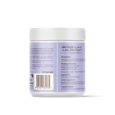 Scoop Dog Goat Milk Powder 200g For Dog's & Cats