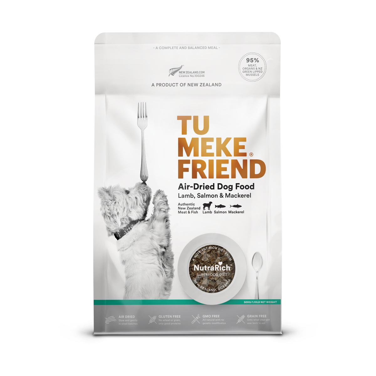 Tu Meke Friend Air-Dried Lamb, Salmon & Mackerel Dog Food