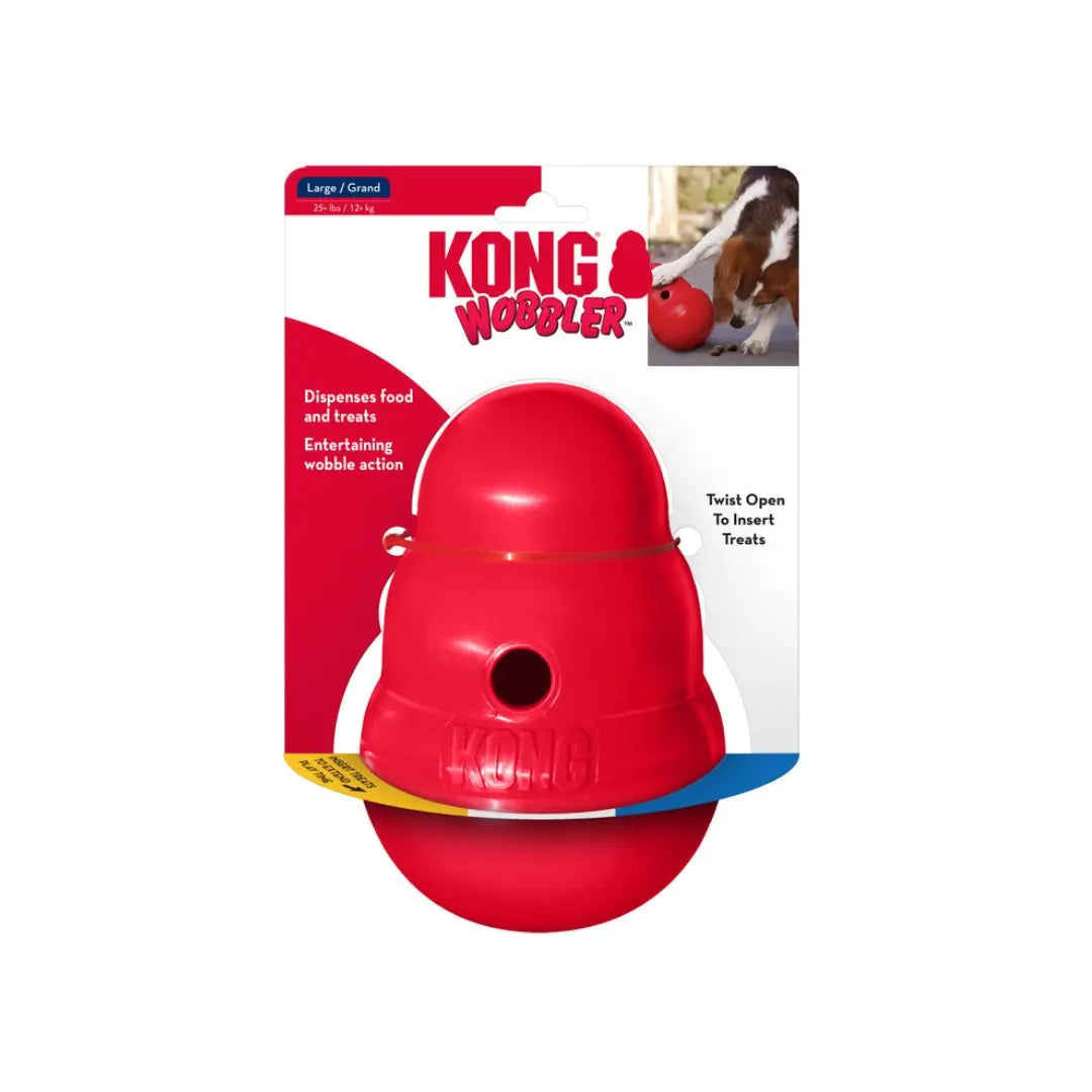 KONG Wobbler Interactive Treat Dispensing Dog Toy Kong