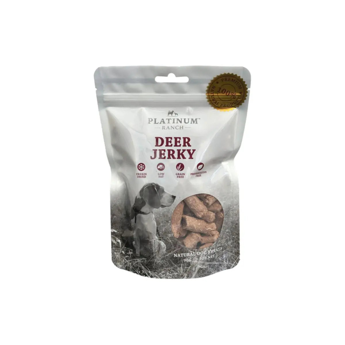 Platinum Ranch venison jerky dog treats NZ