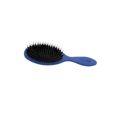 Plush Puppy Blue Anti-Static Porcupine Brush — Boar Bristle & Nylon Pin Dog Brush