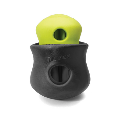 West Paw Black Toppl – Treat Puzzle & Slow Feeder Toy