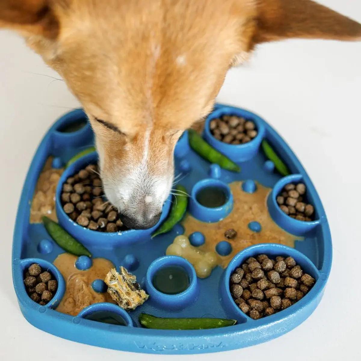 West Paw Feast Mat Bubbles – Slow Feeder + Lick Mat Enrichment West Paw