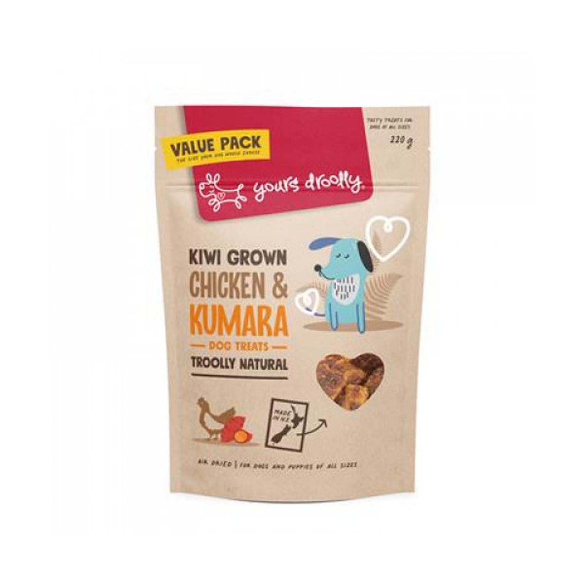 Yours Droolly Chicken & Kumara 100g