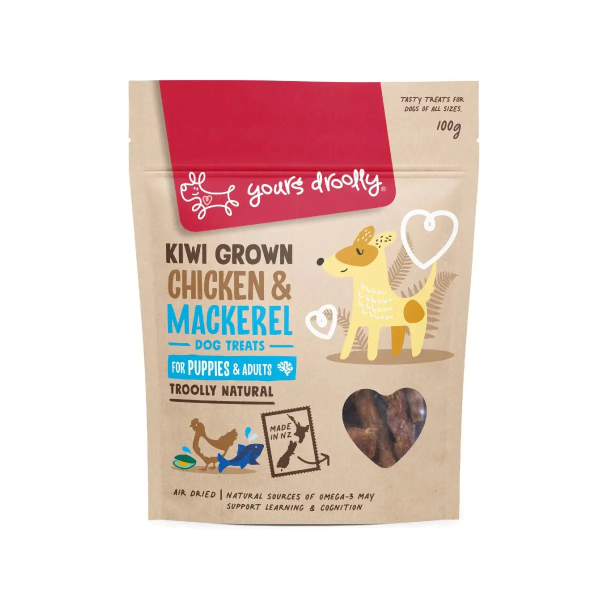 Yours Droolly Puppy Chicken & Mackerel 100g Yours Droolly