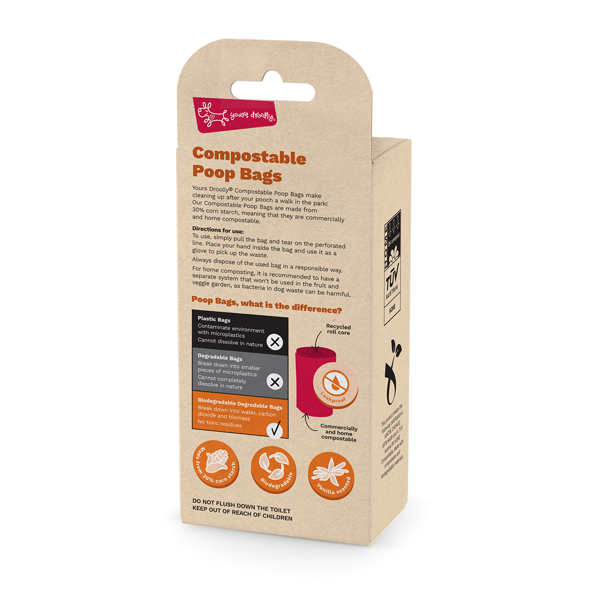 Yours Droolly Compostable Poop Bags Refill 60pk
