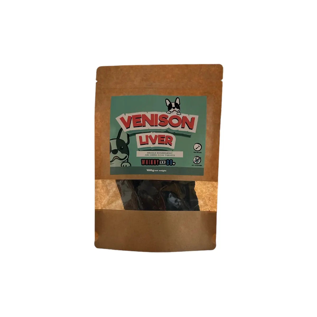 Whinny and Co Venison Liver 100g Whinny and Co