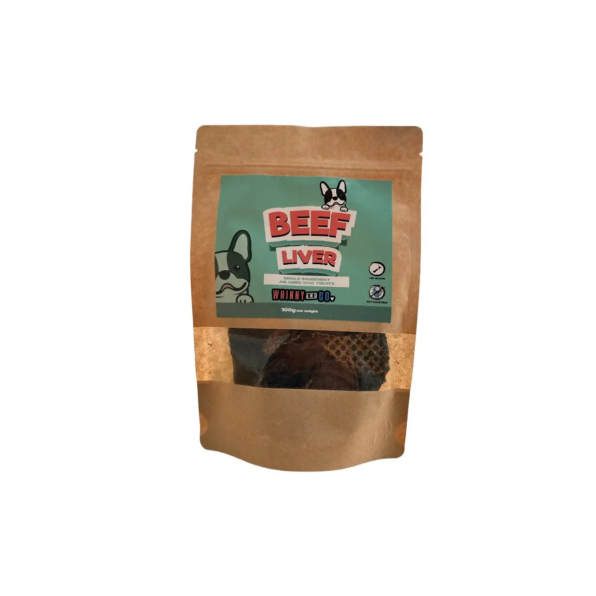 Whinny and Co Beef Liver 100g Whinny and Co