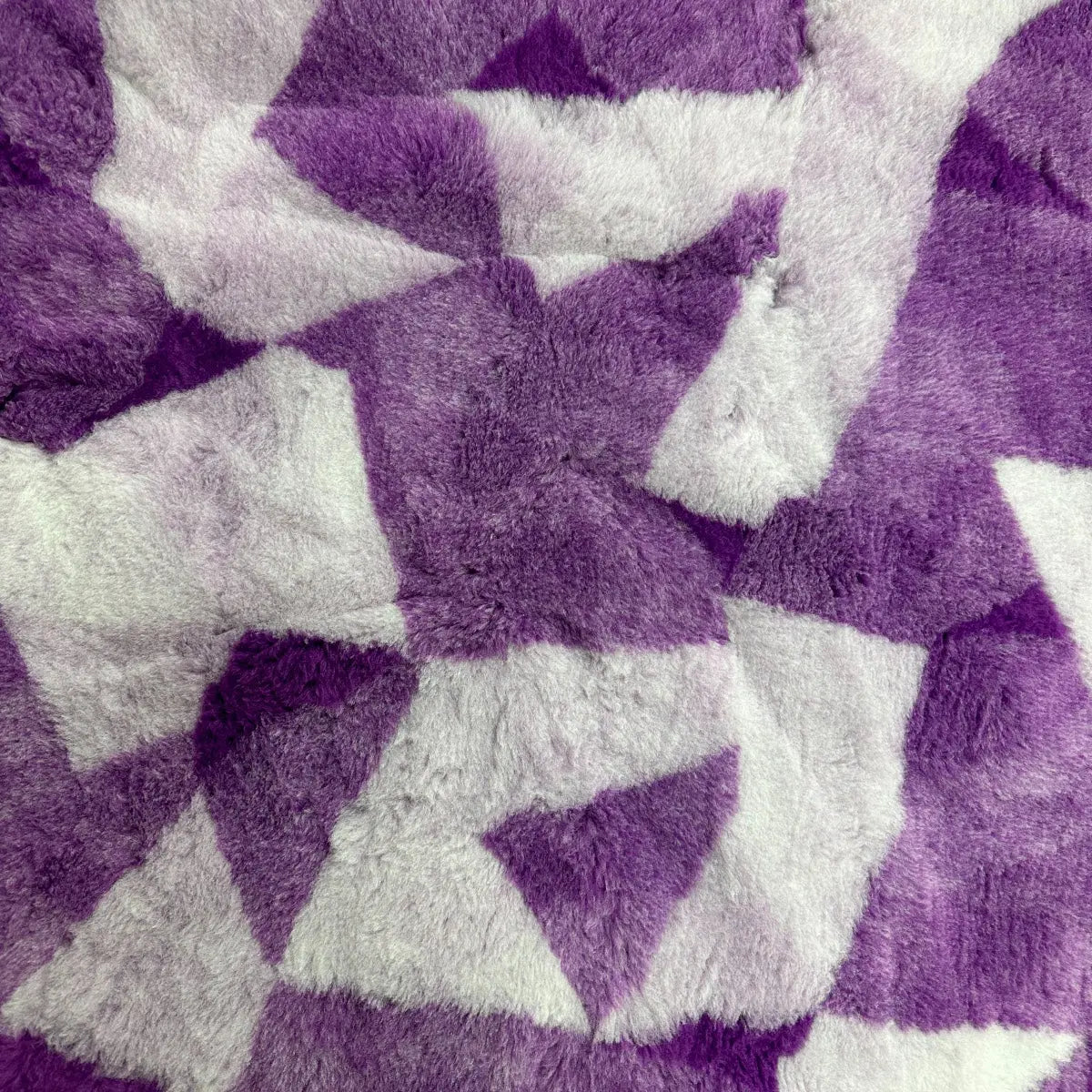 Dry Bed (Vet Bed) - Greenback Purple Geometric Thorncombe Pet Supplies