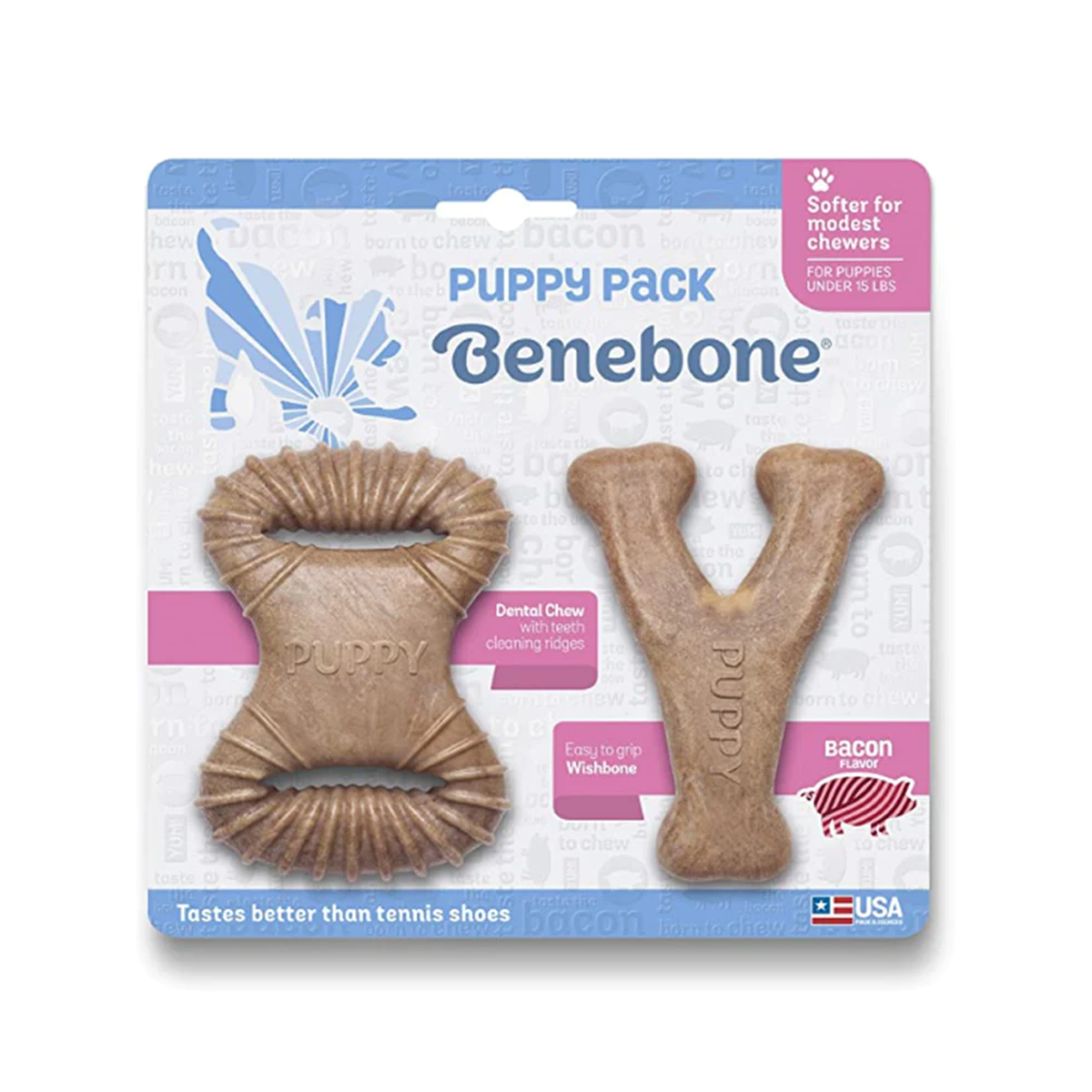 Benebone Puppy Bacon Chews