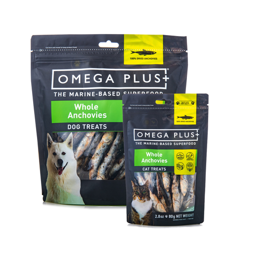 Omega Plus Whole Anchovy Treats