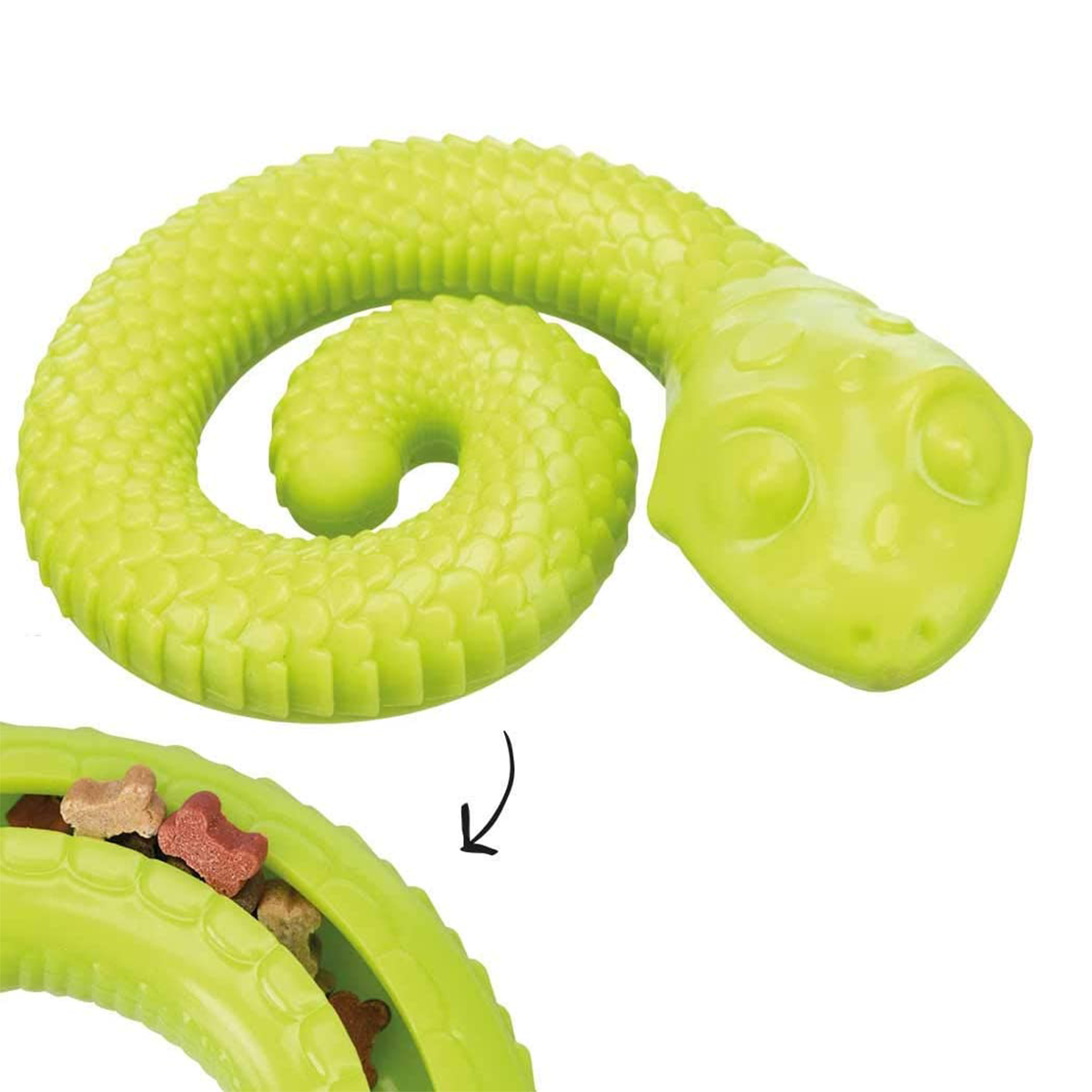 Trixie Coiled Snack Snake 18cm