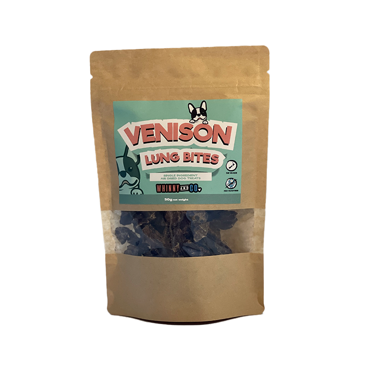 Whinny and Co Venison Lung Bites 50g