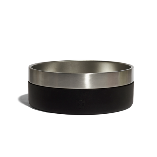 Zee.Bowl Tuff Bowl (Black & Stainless Steel)