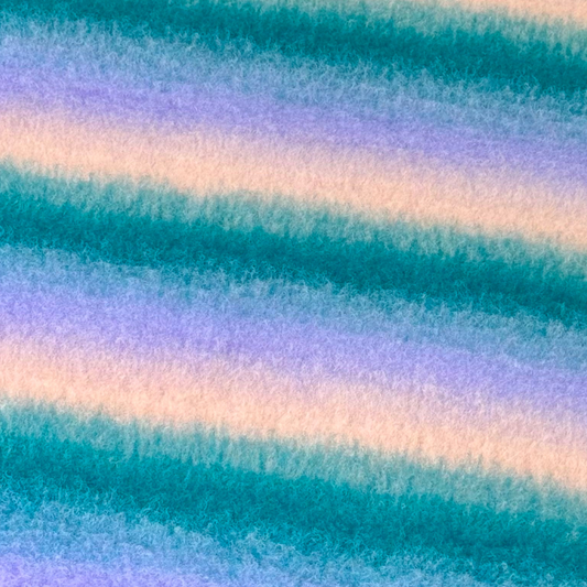 Dry Bed (Vet Bed) - Greenback Teal Rainbow