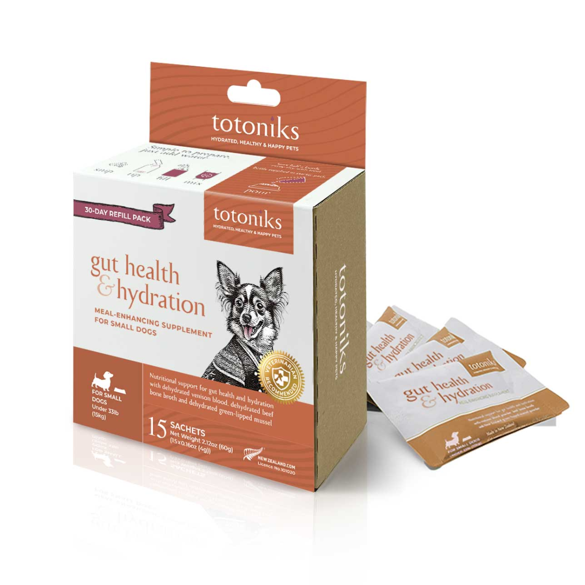 Totoniks - Gut Health & Hydration - Small Dog upto 15kgs