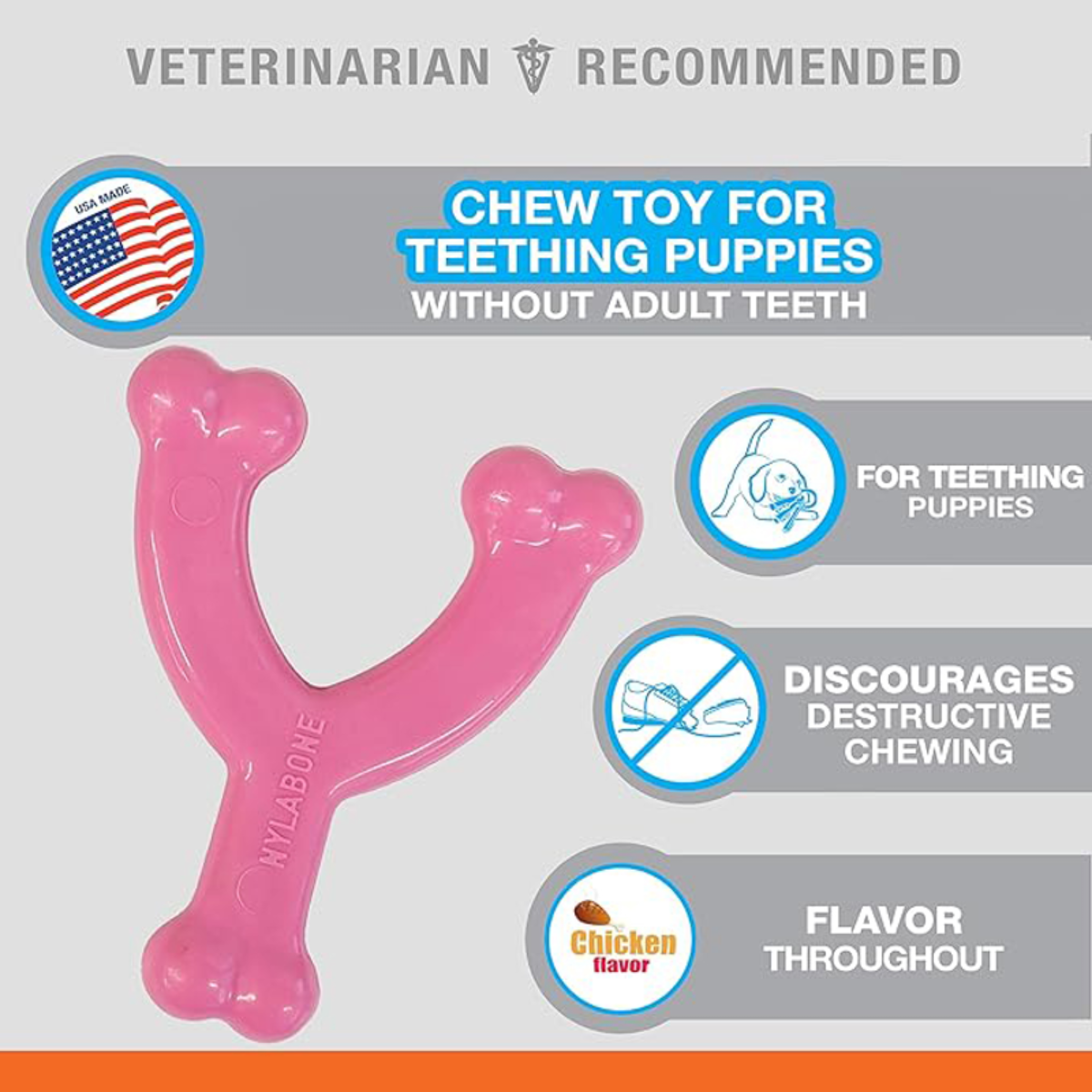 Nylabone Puppy Wishbone Chew